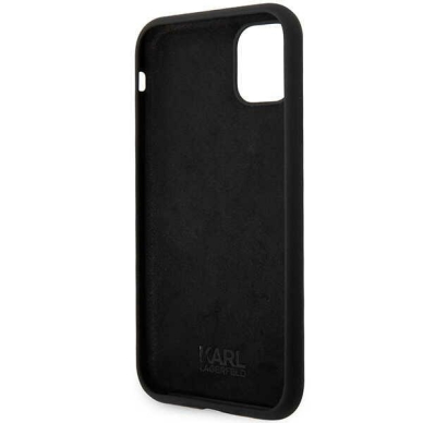 iPhone 11 black Silicone Choupette KARL LAGERFELD nugarėlė 6