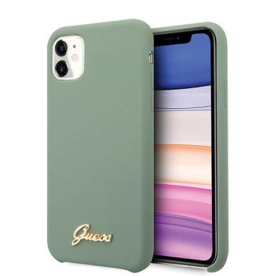 iPhone 11 chaki spalvos GUESS nugarėlė GUHCN61LSLMGKA iPhone 11 chaki spalvos GUESS nugarėlė GUHCN61LSLMGKA