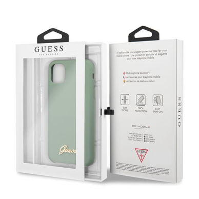 iPhone 11 chaki spalvos GUESS nugarėlė GUHCN61LSLMGKA 4