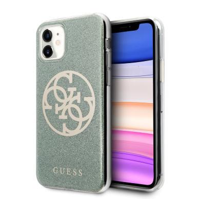 iPhone 11 chaki spalvos GUESS nugarėlė GUHCN61PCUGLKA