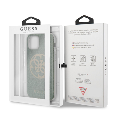 iPhone 11 chaki spalvos GUESS nugarėlė GUHCN61PCUGLKA 5