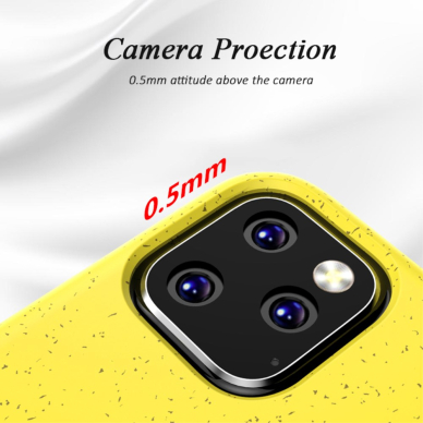 iPhone 11 geltona ECO wheat nugarėlė 3