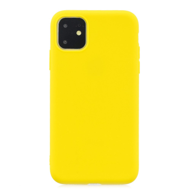 iPhone 11 geltona MAT+ nugarėlė 1