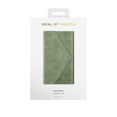 iPhone 11 iDeal Of Sweden dėklas Sage Croco 2
