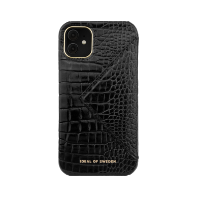 iPhone 11 iDeal Of Sweden nugarėlė Neo Noir Croco