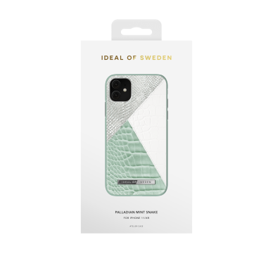 iPhone 11 iDeal Of Sweden nugarėlė Palladian Mint Snake 1