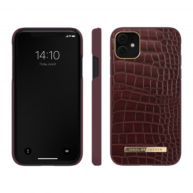 iPhone 11 iDeal Of Sweden nugarėlė Scarlet Croco 2