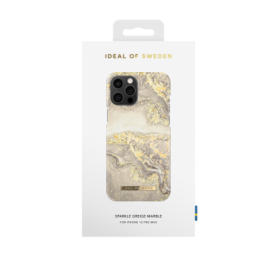 iPhone 11 iDeal Of Sweden nugarėlė Sparkle Greige Marble 2