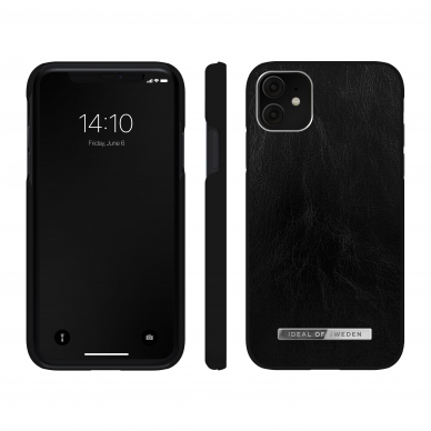 iPhone 11 iDeal Of Sweden nugarėlėGlossy Black - Silver 2