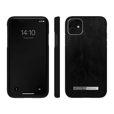 iPhone 11 iDeal Of Sweden nugarėlėGlossy Black - Silver 2