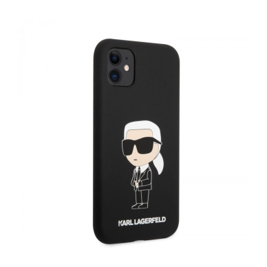 iPhone 11 black NFT Liquid Silicone KARL LAGERFELD nugarėlė 3