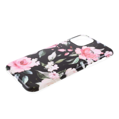 iPhone 11 juoda Tracy nugarėlė Peony 3