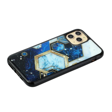 iPhone 11 mėlyna EPOXY MARBLE nugarėlė 1