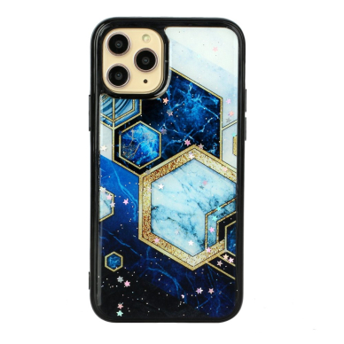 iPhone 11 mėlyna EPOXY MARBLE nugarėlė