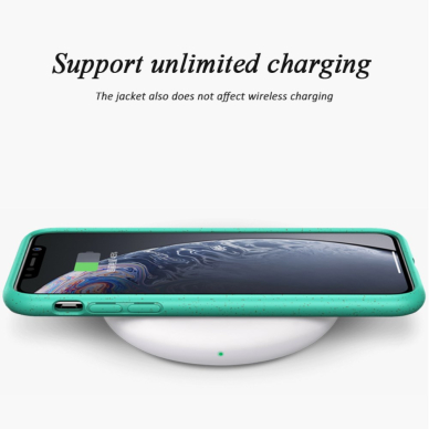 iPhone 11 mėtos spalvos ECO wheat nugarėlė 1