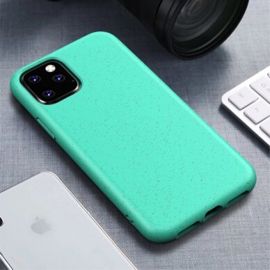iPhone 11 mėtos spalvos ECO wheat nugarėlė