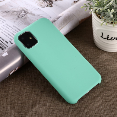iPhone 11 mėtos spalvos SILICONE nugarėlė 4