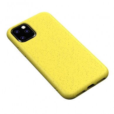 iPhone 11 Pro geltona ECO wheat nugarėlė 5