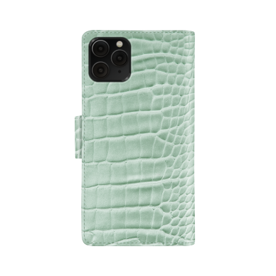 iPhone 11 PRO iDeal Of Sweden dėklas Wallet Mint Croco 2