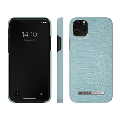 iPhone 11 PRO iDeal Of Sweden nugarėlė Soft Blue Croco 2