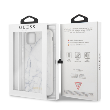 iPhone 11 Pro MAX balta GUESS nugarėlė GUHCN65HYMAWH 5