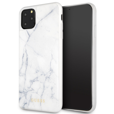 iPhone 11 Pro MAX balta GUESS nugarėlė GUHCN65HYMAWH