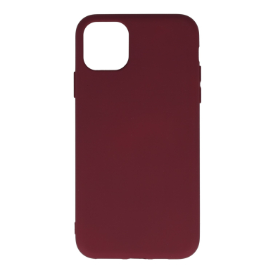 iPhone 11 PRO MAX bordo SILICONE LITE nugarėlė