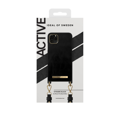 iPhone 11 PRO MAX iDeal Of Sweden Active Necklace nugarėlė Dynamic Black 4