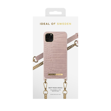 iPhone 11 PRO MAX iDeal Of Sweden Atelier Necklace nugarėlė Misty Rose Croco 3