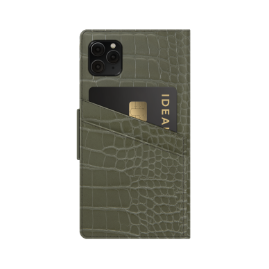 iPhone 11 PRO MAX iDeal Of Sweden dėklas Khaki Croco 5