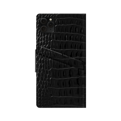 iPhone 11 PRO MAX iDeal Of Sweden dėklas Neo Noir Croco 1