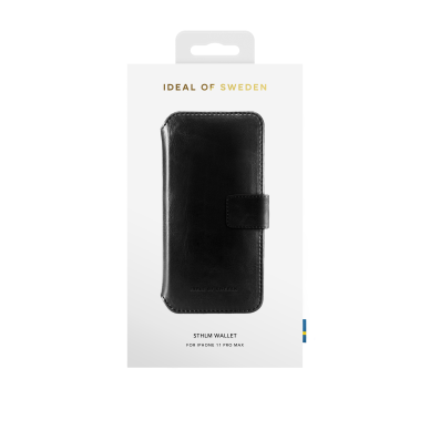 iPhone 11 PRO MAX iDeal Of Sweden dėklas STHLM Wallet Black 3