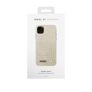 iPhone 11 PRO MAX iDeal Of Sweden nugarėlė Caramel Croco 1