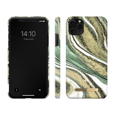 iPhone 11 PRO MAX iDeal Of Sweden nugarėlė Cosmic Green Swirl 2