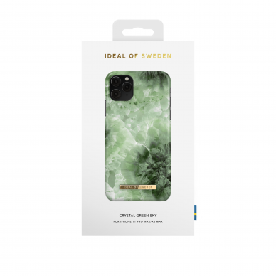 iPhone 11 PRO MAX iDeal Of Sweden nugarėlė Crystal Green Sky 1
