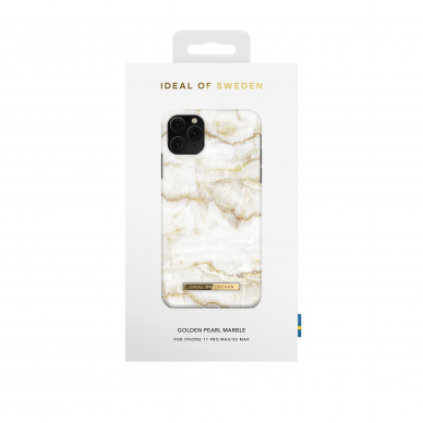 iPhone 11 PRO MAX iDeal Of Sweden nugarėlė Golden Pearl Marble 1
