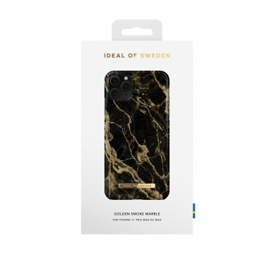 iPhone 11 PRO MAX iDeal Of Sweden nugarėlė Golden Smoke Marble 1