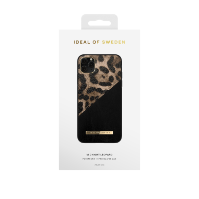 iPhone 11 PRO MAX iDeal Of Sweden nugarėlė Midnight Leopard 1