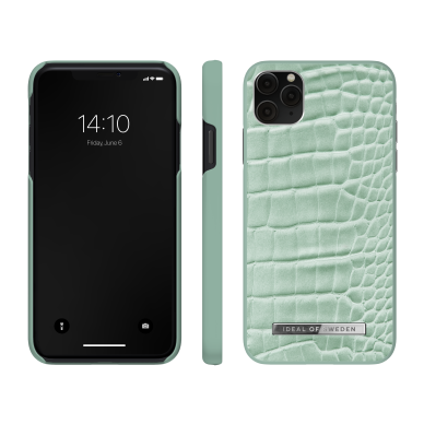 iPhone 11 PRO MAX iDeal Of Sweden nugarėlė Mint Croco 2