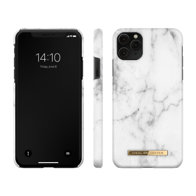 iPhone 11 PRO MAX iDeal Of Sweden nugarėlė White Marble 2