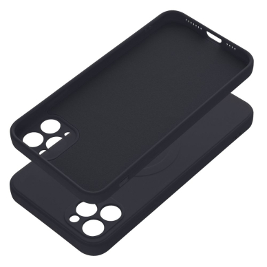 iPhone 11 PRO MAX juoda MagSilicone nugarėlė 5