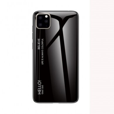 iPhone 11 Pro Max juoda tracy GLASS nugarėlė 1