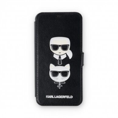 iPhone 11 PRO MAX juodas KARL LAGERFELD dėklas KLFLBKSN65FKICKC