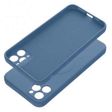 iPhone 11 PRO MAX mėlyna MagSilicone nugarėlė 6