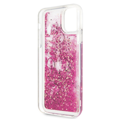 iPhone 11 PRO MAX rosegold Liquid Glitter KARL LAGERFELD nugarėlė 3