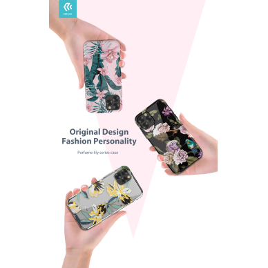 iPhone 11 PRO Max rožinė PERFUME LILY nugarėlė 1