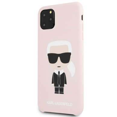 iPhone 11 PRO MAX šviesiai rožinė KARL LAGERFELD nugarėlė KLHCN65SLFKPI 1
