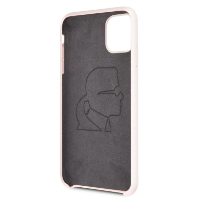 iPhone 11 PRO MAX šviesiai rožinė KARL LAGERFELD nugarėlė KLHCN65SLFKPI 3