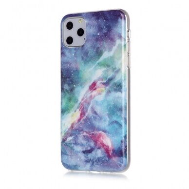 iPhone 11 Pro Max Tracy nugarėlė Marble StyleC melsva 1
