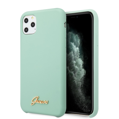 iPhone 11 PRO mėtos spalvos GUESS nugarėlė GUHCN58LSLMGG iPhone 11 PRO mėtos spalvos GUESS nugarėlė GUHCN58LSLMGG